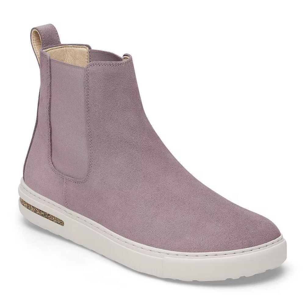 New BIRKENSTOCK Bend Chelsea Sneakerboot in Faded Purple Suede Size 10 Med/Narr